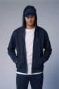 Peak Unisex Lacivert Oversize Fermuarlı Kapüşonlu Eşofman Üstü | 7016 - 1