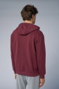 Peak Unisex Bordo Oversize Fermuarlı Kapüşonlu Eşofman Üstü | 7016 - 5