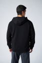 Peak Unisex Siyah Oversize Fermuarlı Kapüşonlu Eşofman Üstü | 7016 - 8