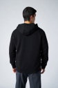 Peak Unisex Siyah Oversize Fermuarlı Kapüşonlu Eşofman Üstü | 7016 - 8