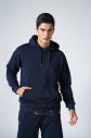 Peak Erkek Lacivert Pamuklu Kanguru Cepli Kapüşonlu Sweatshirt | 7017 - 3