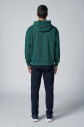 Peak Erkek Yeşil Pamuklu Kanguru Cepli Kapüşonlu Sweatshirt | 7017 - 6
