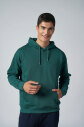 Peak Erkek Yeşil Pamuklu Kanguru Cepli Kapüşonlu Sweatshirt | 7017 - 7