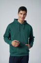 Peak Erkek Yeşil Pamuklu Kanguru Cepli Kapüşonlu Sweatshirt | 7017 - 7