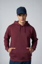 Peak Erkek Bordo Pamuklu Oversize Kanguru Cepli Kapüşonlu Sweatshirt | 7017 - 3