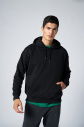 Peak Erkek Siyah Pamuklu Kanguru Cepli Kapüşonlu Sweatshirt | 7017 - 3