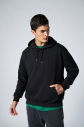 Peak Erkek Siyah Pamuklu Kanguru Cepli Kapüşonlu Sweatshirt | 7017 - 6