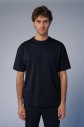 Peak Erkek Siyah Oversize Tişört | 7034 - 1