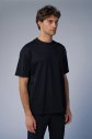 Peak Erkek Siyah Oversize Tişört | 7034 - 6