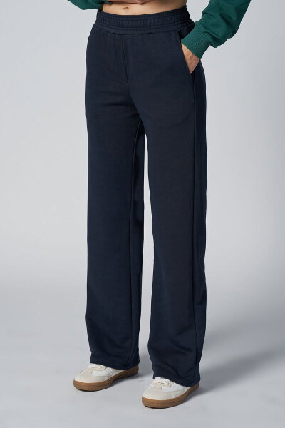 Peak Kadın Lacivert Bol Paça Cepli Eşofman Altı | 7018 