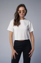 Peak Kadın Beyaz Crop Tişört | 7032 - 2