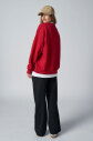 Peak Kadın Kırmızı Oversize Bisiklet Yaka Basic Sweatshirt | 7015 - 8