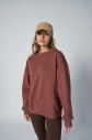 Peak Kadın Toprak Oversize Bisiklet Yaka Basic Sweatshirt | 7015 - 9