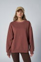 Peak Kadın Toprak Oversize Bisiklet Yaka Basic Sweatshirt | 7015 - 3