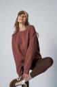 Peak Kadın Toprak Oversize Bisiklet Yaka Basic Sweatshirt | 7015 - 5