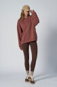 Peak Kadın Toprak Oversize Bisiklet Yaka Basic Sweatshirt | 7015 - 6
