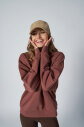 Peak Kadın Toprak Oversize Bisiklet Yaka Basic Sweatshirt | 7015 - 8