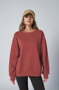 Peak Kadın Rouge Oversize Bisiklet Yaka Basic Sweatshirt | 7015 - 1