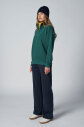 Peak Kadın Yeşil Oversize Fermuarlı Yaka Sweatshirt | 7012 - 2