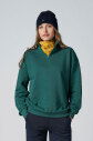 Peak Kadın Yeşil Oversize Fermuarlı Yaka Sweatshirt | 7012 - 3