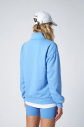 Peak Kadın Mavi Oversize Fermuarlı Yaka Sweatshirt | 7012 - 4