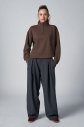 Peak Kadın Toprak Oversize Fermuarlı Yaka Sweatshirt | 7012 - 3
