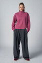 Peak Kadın Plum Oversize Fermuarlı Yaka Sweatshirt | 7012 - 7