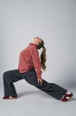 Peak Kadın Rouge Oversize Fermuarlı Yaka Sweatshirt | 7012 - 4