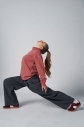Peak Kadın Rouge Oversize Fermuarlı Yaka Sweatshirt | 7012 - 4