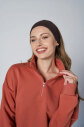 Peak Kadın Bakır Oversize Fermuarlı Yaka Sweatshirt | 7012 - 6