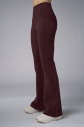 Peak Kadın Koyu Bordo Yüksek Bel Flare Pantolon |7028 - 2